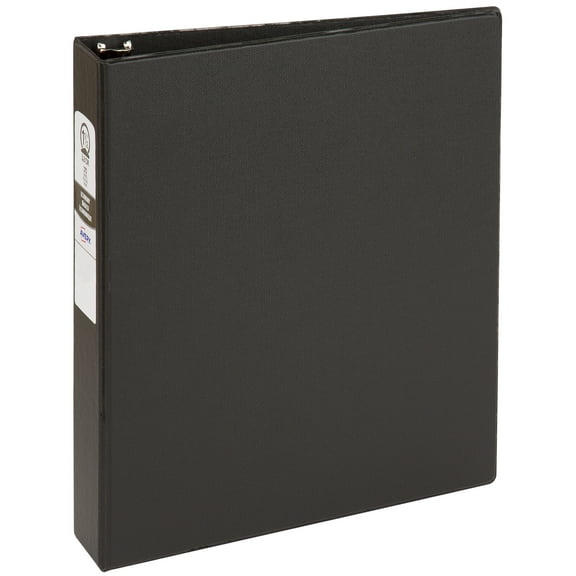 Avery Economy Binder, 1.5" Round Ring, 275-Sheet Capacity, Black, 1 Binder (3401)