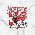 thumbnail image 2 of Popeye Arkansas State AR Cartoon Women's T Shirt Ladies Tee Brisco Brands S, 2 of 3