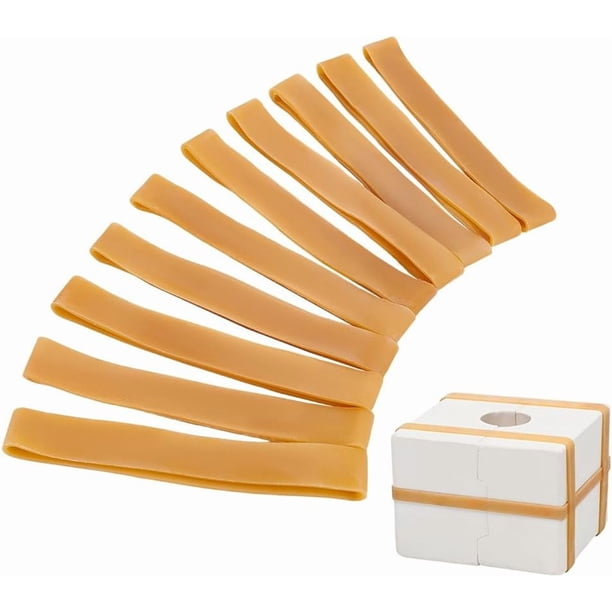 14 bandas elásticas para moldes de yeso, bandas elásticas para alfareros, bandas elásticas de cerámica, bandas elásticas de alta elasticidad para envolver cerámica.