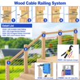 thumbnail image 3 of CKE 50 Pack Invisible Cable Railing Kit 1/8" Cable Railing Tensioner Invisible Receiver and Swage Stud End for Cable Railing Hardware, T316 Swage Tensioner and Termi, 3 of 6