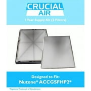CRUCIAL VACUUM Broan Nutone Filter Kit 1 Year Supply Includes 2 Pre Filters & 1 HEPA Filter, Part # ACCGSFHP2