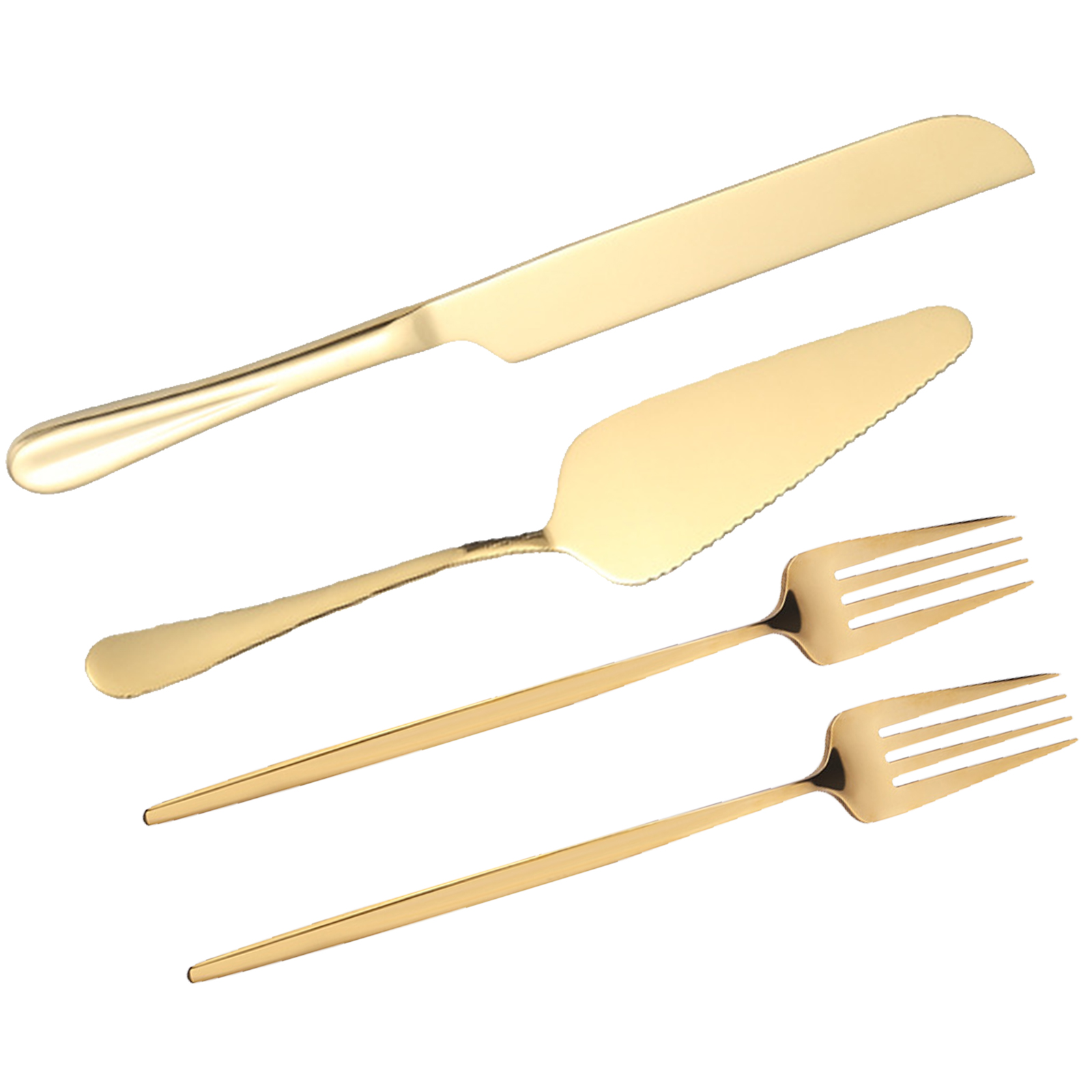 LANLIN Cake Cutting Set for Wedding, Cake Knife and Server Set
