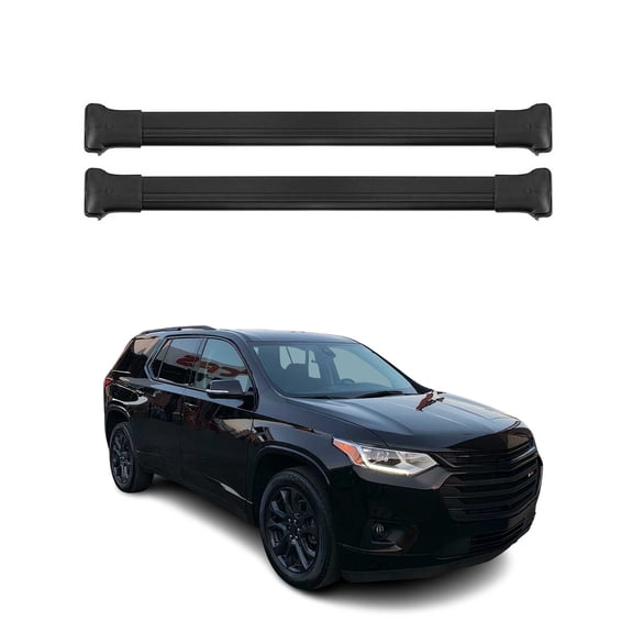 Roof Rack Cross Bars Luggage Carrier for Chevrolet Traverse 2024-2026 Gray 2Pcs