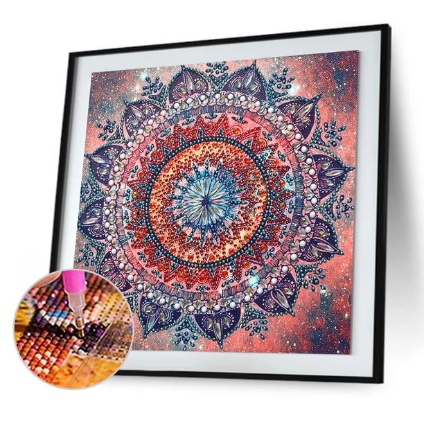 Cuadros Decorativos 5D bricolaje parcial en forma especial taladro diamante pintura mandala decoración (YK185) DQrwqpou Nuevos Originales