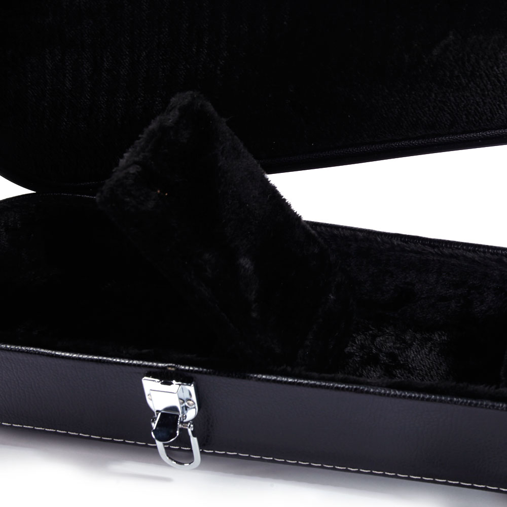 High Grade Electric Guitar Hard Case for GLP Style Electric Guitar Microgroove Bulge Surface Black