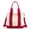 Red, variant on ibiyuan Canvas Tote Bags Bulk Solid Color Canvas One Shoulder Messenger Bag Lightweight Daily Travel School Shopping Handbag for Women