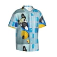thumbnail image 2 of Haiem French Bulldog Dog in a Bathtub Printed Hawaiian Shirt for Men - Men’s Casual Beach Summer Shirts - Stretch Fabric with Modern Fit-3X-Large, 2 of 9