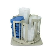JUMBL&Trade Spin N Store- Swirl Around Carousel Food Storage Container with Lid 49-Piece Set Blue