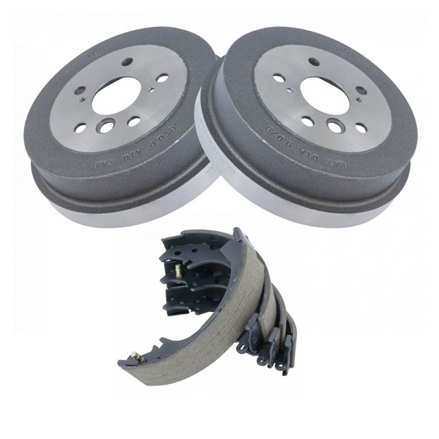 Rear Brake Drums Pair & Shoe Left & Right Set Kit for Toyota Camry Solara