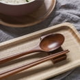 thumbnail image 3 of FRCOLOR Assorted Color Chopsticks Spoon Chopstick Rest Set Portable Tableware with Case for Eating Use 4PCS Composite Materials, 3 of 8