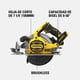 thumbnail image 2 of STANLEY SIERRA CIRCULAR 7 1/4" 20V ION LITIO BARE SIN CARBONES SBC550-B3, 2 of 9