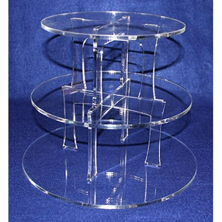 

Cupcake Acrylic Stand - ~1/4 Clear - Wedding Graduation Birthday Party