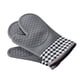 thumbnail image 2 of sweethay 1 guante resistente al calor, guantes de cocina antideslizantes para horno microondas, guantes antiescaldado para cocinar, guantes de alta Herramientas y accesorios para hornear Gris sweethay HA067775-01, 2 of 6