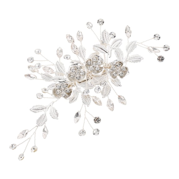 Niceauty Bridal Hair Clip Crystal Hair Clip Wedding Look for Women 1Pcs