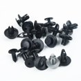 thumbnail image 2 of 100Pc Plastic Fastener Rivet Clip Bumper Fender Push Pin Clips Set Remover Tools, 2 of 3