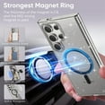 thumbnail image 2 of Dteck for Samsung Galaxy S25 Ultra Case, Mag-Safe Car Mount Supported Magnetic Sparkle Glitter Blingbling Transparent Slim Thin Shockproof Protective Phone Cover for Galaxy S25 Ultra 6.9" 2025,Black, 2 of 7