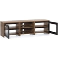 thumbnail image 5 of SONOROUS LB-1620 Modern Wood and Glass TV Stand for TVs up to 75" (Walnut), 5 of 8