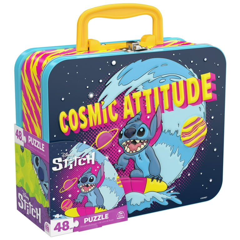 メモセット♡Stitchさま Spin Master Games, Lilo & Stitch Puzzle in Storage Tin with Handle