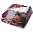 thumbnail image 3 of Beautiful Millie Bobby Brown Blanket Ultra Soft Flannel Fleece Blanket Stylish Bedroom Living Room Sofa Warm Blanket All Season Use 60"*80"（150 * 200cm）, 3 of 6