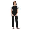 thumbnail image 1 of Inkmeso Solid Sleepwear Pajama Set For WoMen's Raglan Sleeve Nightwear Pj Loungewear Sets, 1 of 8