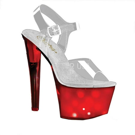 

Women s Pleaser Discolite 708 Ankle Strap Sandal
