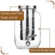 thumbnail image 3 of BTaT- Cold Brew Coffee Maker, 1 Gallon Mason Jars Drink Dispenser, Gallon Cold Brew Coffee Maker, Iced Tea Maker, Cold Brew Coffee Carafe, Beverage Dispenser, Glass Dispenser, Cold Brew System, 3 of 5