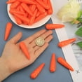 thumbnail image 3 of 50Pcs Mini Easter Decor Carrots Realistic Fake Carrots Lifelike Carrots Simulation for Floral Arrangements Easter Home Kitchen Display Decoration 2.28 Inch, 3 of 6