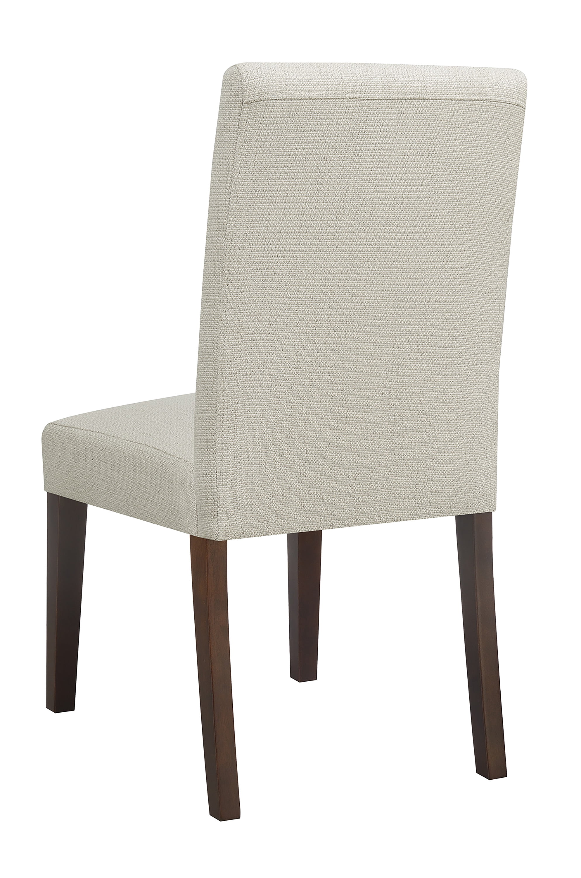 Serta Liam Parsons Dining Chair Set of 2, Plush High Back, Polyester Weave Fabric, Foam Cushion Seat, Linen