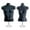 Black, variant on Black Male + Female Hollow Back Mannequin Torso Set w/ Acrylic Stand with Metal Pole, S-M Sizes (1)