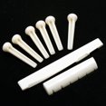 thumbnail image 1 of A Set of Folk Guitar Bone Pins Saddle Nut, 1 of 1