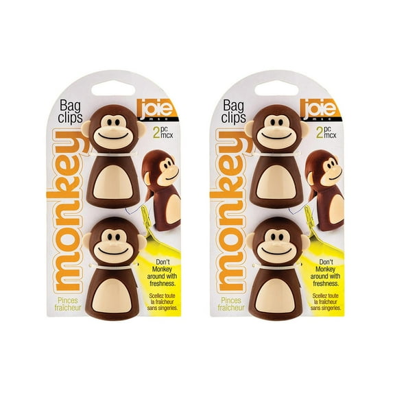 Joie Monkey Bag Clips, Set of 2