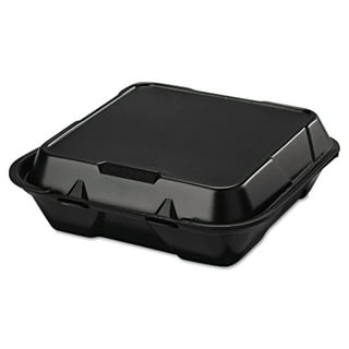 Take-Out Container 8 24oz 1 Compartment With Lid Round Plastic Black –  moongoodsusa