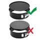 thumbnail image 5 of Molde de acero al carbono para tartas con hebilla, bandeja para hornear antiadherente, bandeja para hornear DIY, suministros de cocina 3 unids/set Methold HA003458-00, 5 of 7