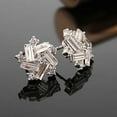 thumbnail image 6 of Yesbay Women's Lucky Windmill Rhinestone Silver Color Ear Stud Earrings Party Jewelry, 6 of 7