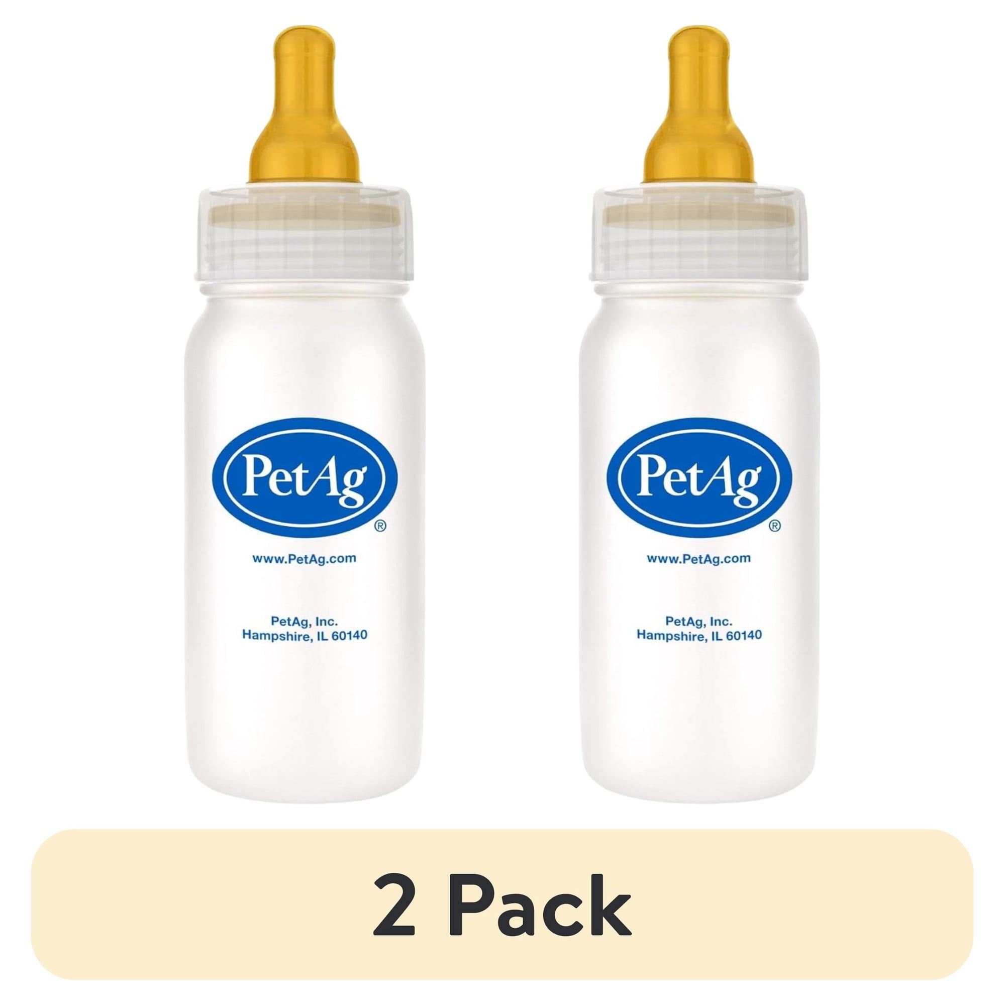 (2 pack) PetAg Small Animal Nurser Bottle - 4 oz