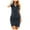 Gray, variant on QUYUON Women Ruched Bodycon Mini Dress Summer Button V-Neck Short Sleeve T-Shirt Pencil Dress Night Out Club Party Short Dresses Casual Business Work Dress Beach Sun Dress Style A-120 Blue Medium