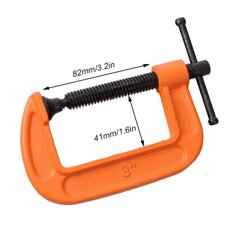 GClip Iron Clamp HeavyDuty GClamp FClamp Woodworking Fixed Fixture