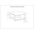 thumbnail image 5 of Simpli Home Nantucket Square Coffee Table, 5 of 7