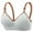 Blue, variant on UngA Plus Size Womens Bras Comfort Push Up No Underwire Bras Soft Wireless Bralette Full Coverage Sport Everyday Bra Beige,34