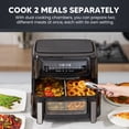thumbnail image 3 of Elite Cuisine EAF5501 10.5L Digital Dual Zone Air Fryer Oven, 3 of 6