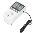 thumbnail image 5 of Temperature Control Socket LCD Display ABS Housing Electronic Thermostat Controller 100-250V 50 60Hz EU Plug 16A 3680W, 5 of 5