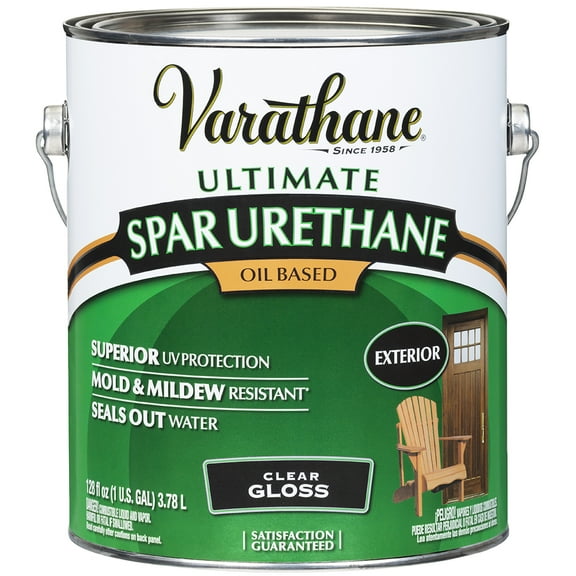 1 gal Rust-Oleum 9231 Clear Varathane Oil-Based Exterior Ultimate Spar Urethane, Gloss