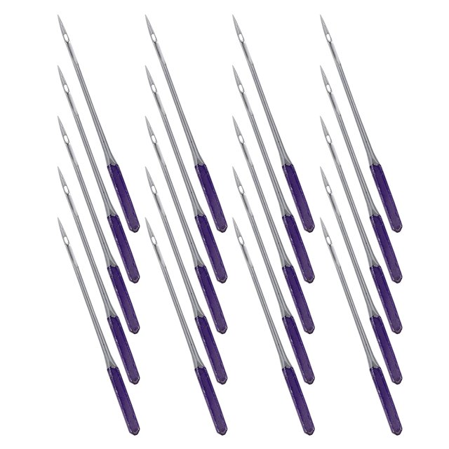 BRIGHTFUFU 48Pcs High Performance Sewing Machine Needles for Elastic Cloth and Silk with Universal Fit