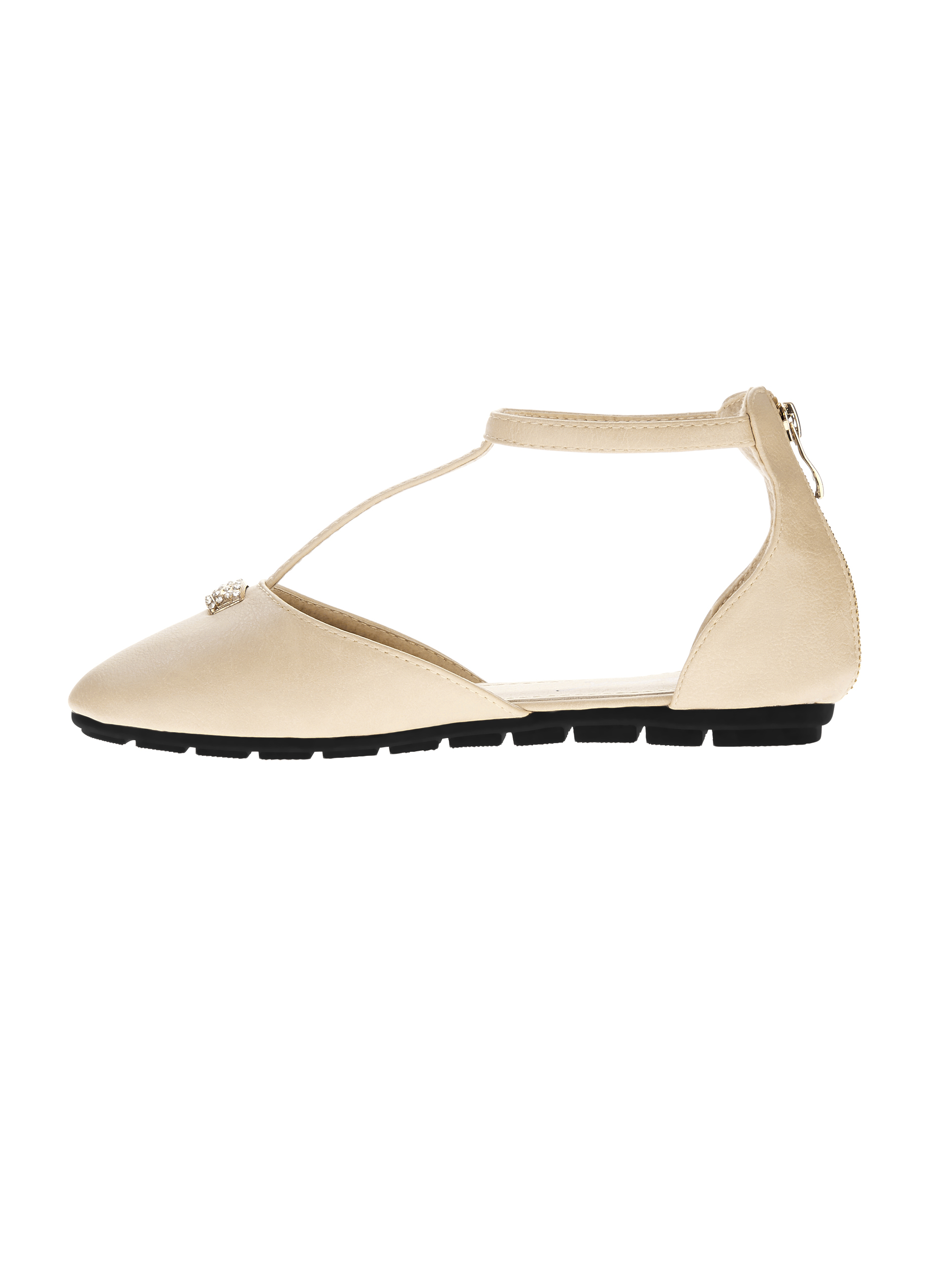 Victoria K Women's T-Strap Ballet Flats