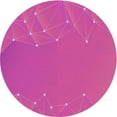 thumbnail image 1 of Ahgly Company Machine Washable Indoor Round Transitional Deep Pink Area Rugs, 3' Round, 1 of 7