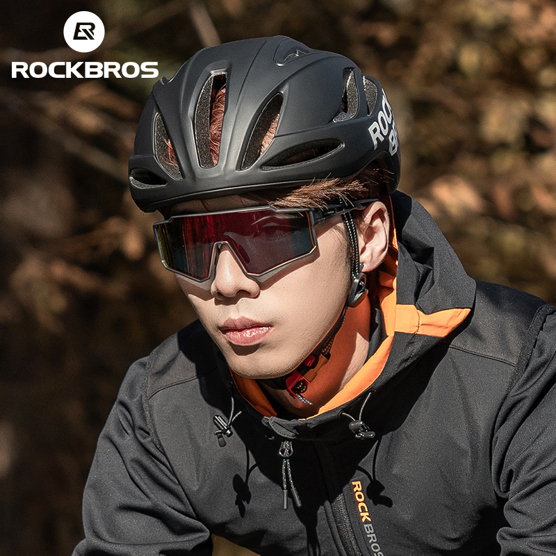 ROCKBROS Bicycle Helmet Nicolas Frantz Series Cycling Helemts Lightweight Thickened EPS Cushioning/Detachable Liner/Adjustable Head Circumference Safety Speed Ride for Moutain Bike MTB & Road Bike