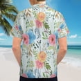 thumbnail image 6 of High Quality Hawaiian Shirts for Men Short Sleeve Aloha Beach Shirt Floral Summer Casual Button Down Shirts Blouses QHG6UH, 6 of 7