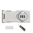 thumbnail image 1 of HOZADOIE Combination Lock Office Supplies Household Cabinet Combination Lock without Punching with Lock Card Card Cabinet Door Lock Drawer Lock Cabinet File Lock Iron Box Lock Shoe Cabinet Lock6ml, 1 of 1