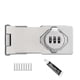 thumbnail image 1 of Cerradura combinada de armario sin llave - Seguridad de aleación de 3 esferas para cajones, archivos y muebles - 1000 combinaciones, resistente al óxido, fácil de instalar (negro), 1 of 1