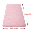 thumbnail image 2 of Super Soft Fluffy Solid Plush Shag Rug Shaggy Area Rugs or Runner Bedroom Living Room Rectangle Anti-skid Carpet Washable Floor Mat, 2 of 6